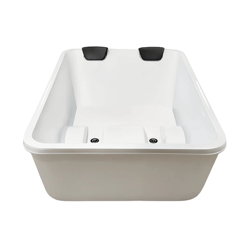 LMM bathtub freestanding acrylic double bathtub hotel famous hotel adult bath bucket