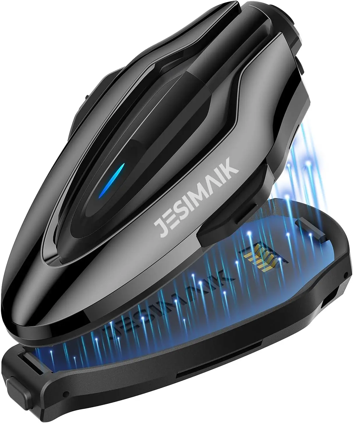 

Bluetooth-гарнитура для мотоциклетного шлема с сетевой связью, шумоподавлением, водонепроницаемостью IP67, подходит для всех шлемов