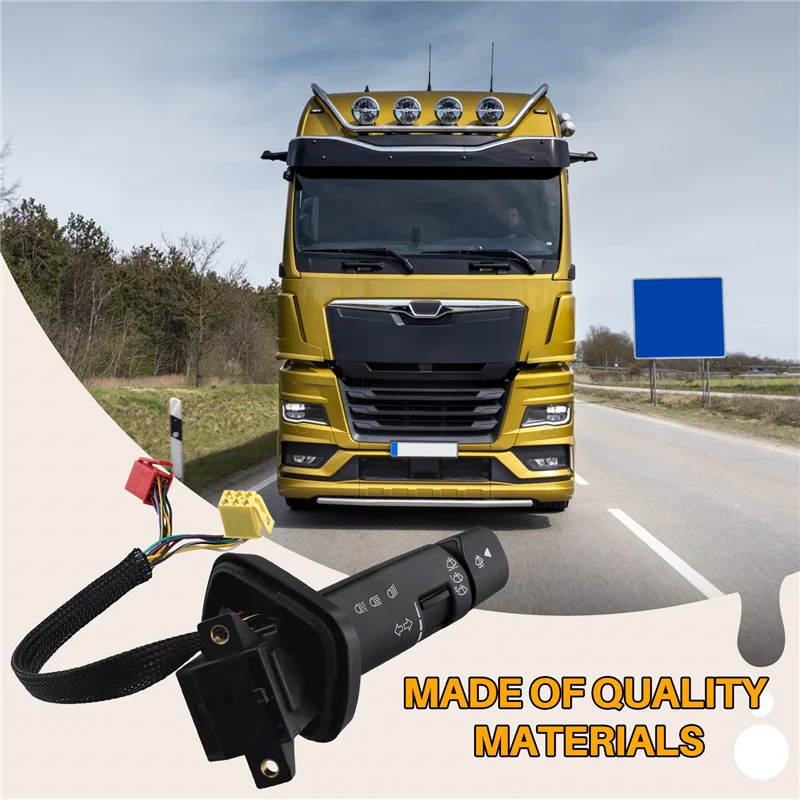 

Steering Column Switch Head Light Windshield Wiper Switch For MAN TGS TGX TGA TGL LIONS CITY 81255090194 81255090191-A67F