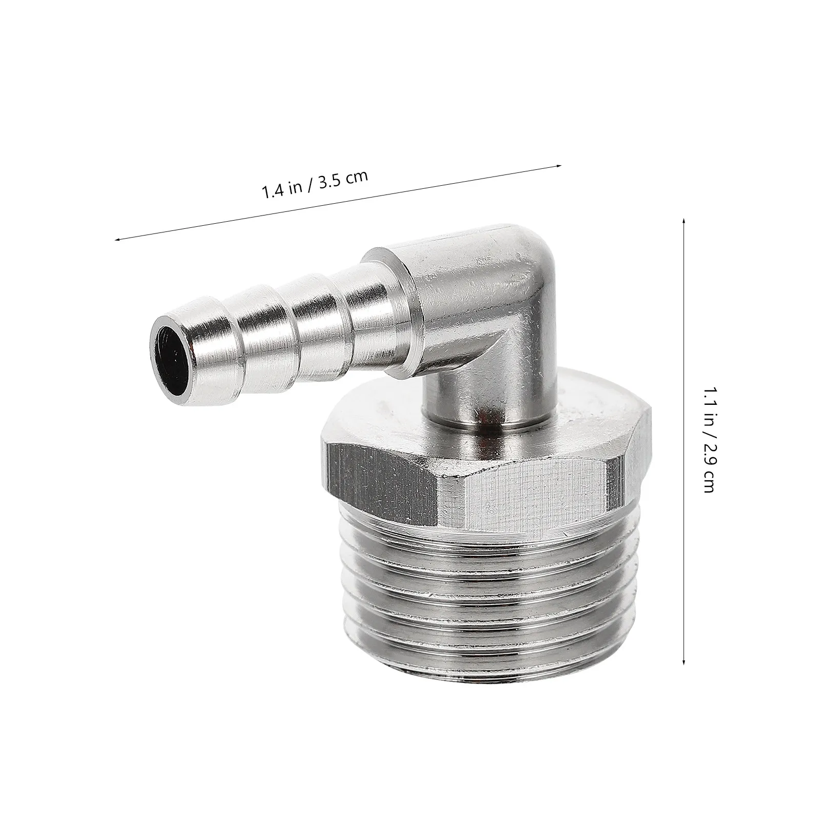 Air Hose Connector Copper Nickel Plated Elbow Fitting for Air Compressor – High Pressure Resistant & Durable