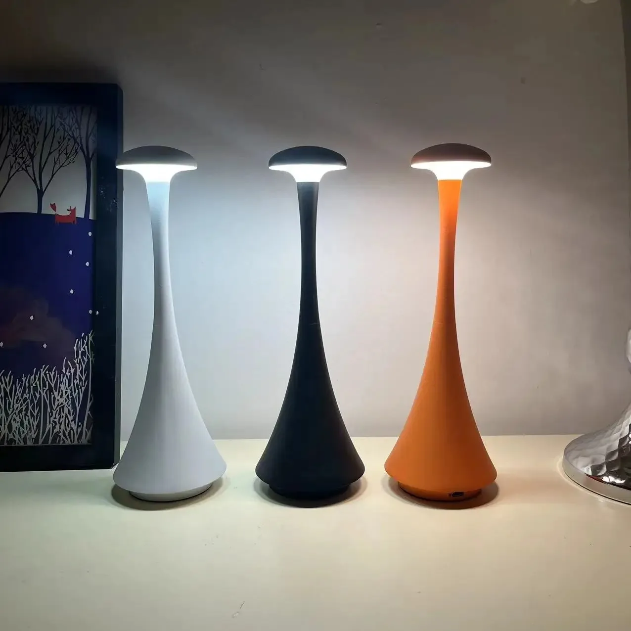 Rechargeable Mushroom Table Lamp 3