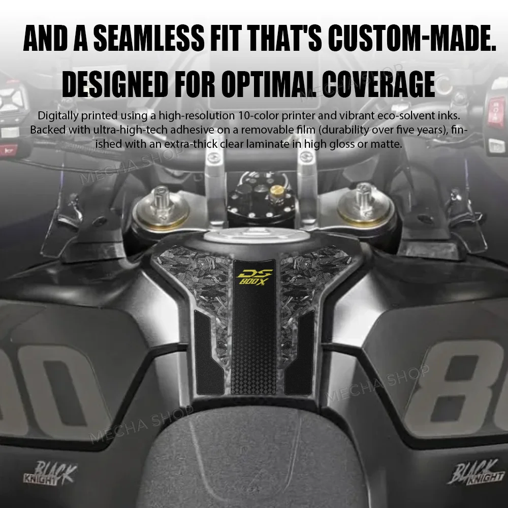 For VOGE DS800X RALLY DSX800 800DSX 2025- Tank Pad Protector Motorcycle Accessories 3D Epoxy Resin Sticker
