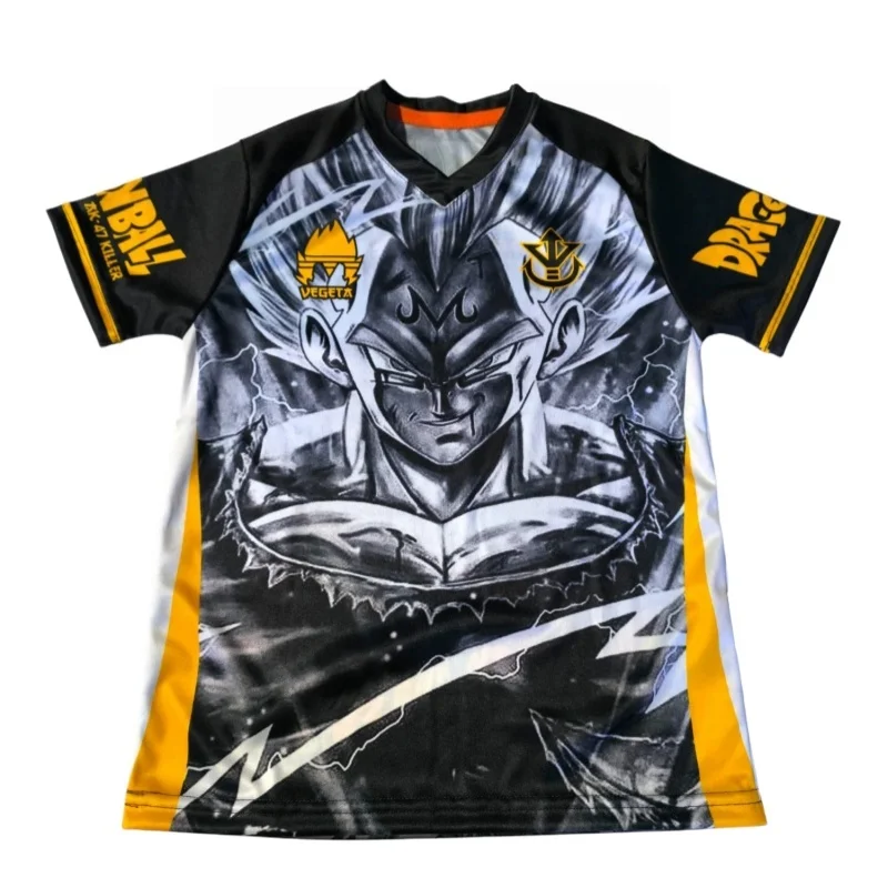 2026 Sommer Dragon Ball Retro Fitness T-Shirt Herren Oversize 3D-Druck Kurzarm Familien-Unisex Kinder-Sportshirt