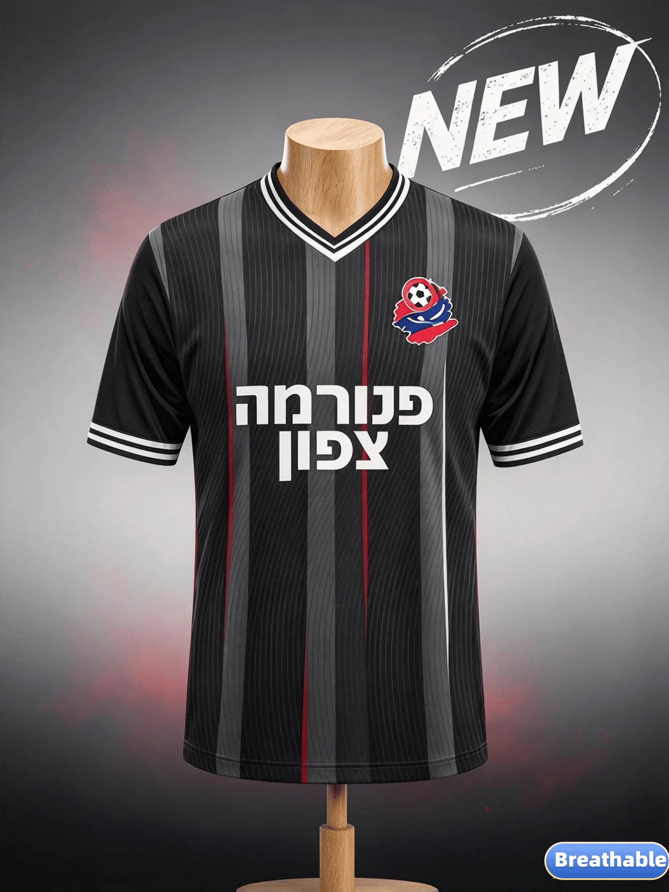 Summer Men Football Jerseys Cycling Sports Shirts Hapoel Beer Sheva Home Away Kits Quick Dry Jerseys Team Uniform FamilyMatching
