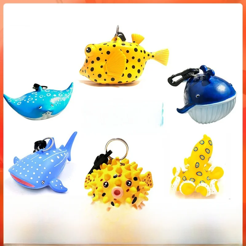 mares-backup-snorkel-dive-regulator-bite-mouth-protection-cover-second-stage-head-protection-doll-fish-frog-fish-diver-gear
