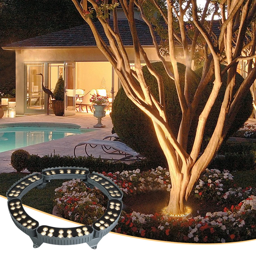 LED Outdoor Tree Spot Light LED Wall Washer Aluminum RGB IP65 Can be used outdoors under large trees and cylindrical cones.