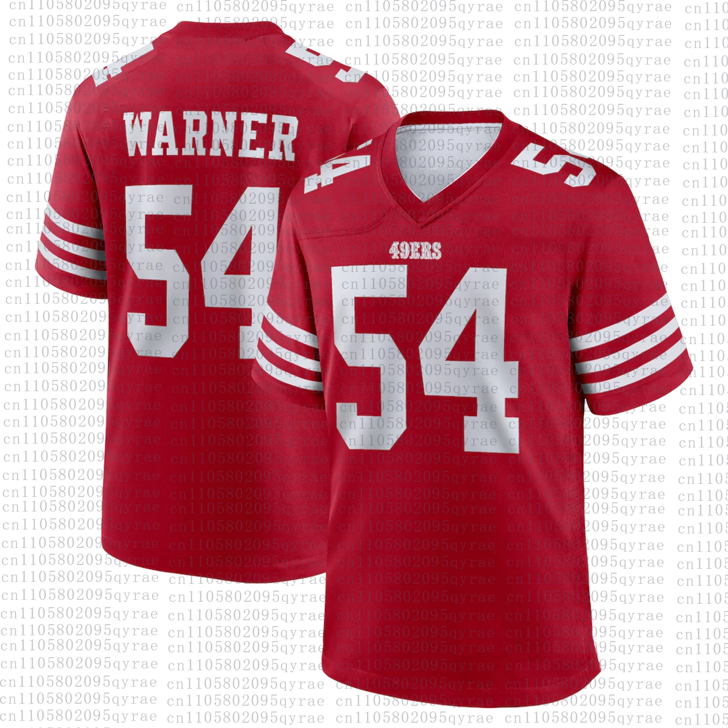2026 Warner # Camiseta de rugby 54 para hombre, camiseta transpirable de secado rápido, uniforme de entrenamiento para niños, camisetas para fanáticos del fútbol americano