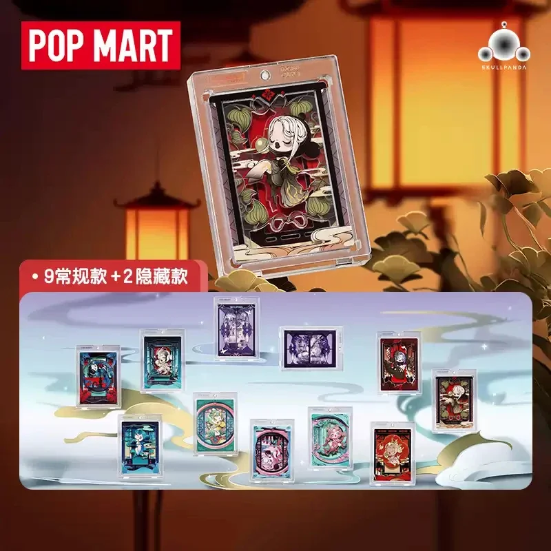 POP MART SKULLPANDA De Mirage Serie Art collectie kaart Blind Box Guess Bag Mystery Box Speelgoed Pop Anime Figuur Ornamenten Gift