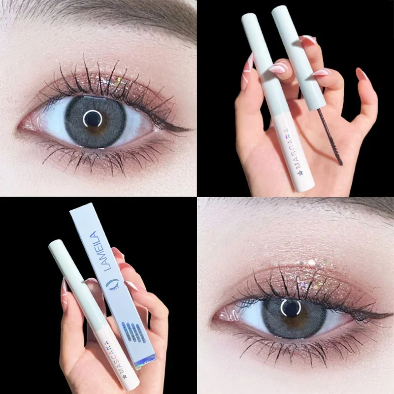 아이라이너 Quick-drying Mascara Ultra-Fine Brush Mascara Mascara Waterproof Matte Slim Eyelash Extension Makeup Tool Beauty Cosmetics