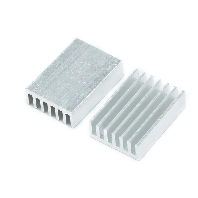 Disipador de calor de aluminio, 10 piezas, 20x14x6mm, radiador, Enfriador de refrigeración para Chip electrónico IC LED, 20x14x6mm