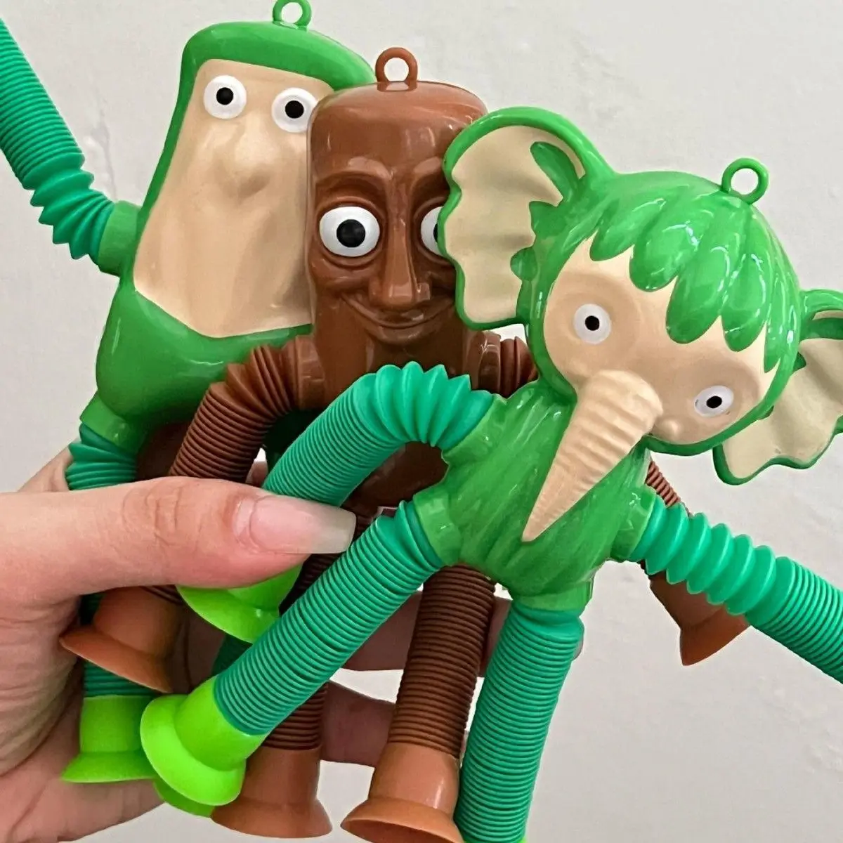 Tung Tung Sahur Saug-Pop-Röhren, Zappelspielzeug, italienisches Gehirnrot, Stretch-Röhre, Stressabbau, sensorisches Spielzeug für Kinder und Erwachsene, Weihnachtsgeschenk
