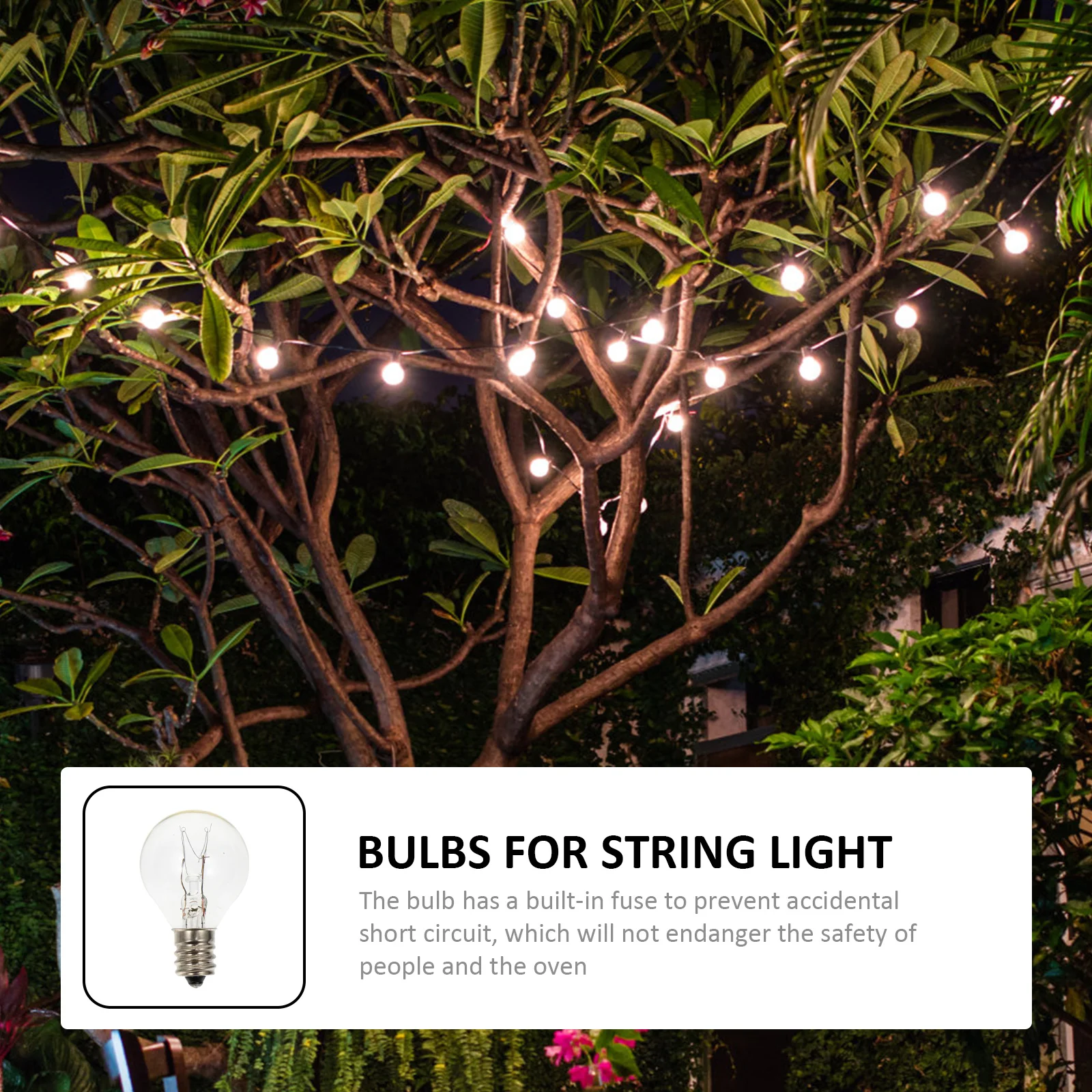 6 قطعة E12 مصابيح الشمع لمصباح العطر مقاومة للحرارة سلسلة مصابيح كهربائية استبدال مصابيح فرن الميكروويف رائحة الزجاج الشفاف