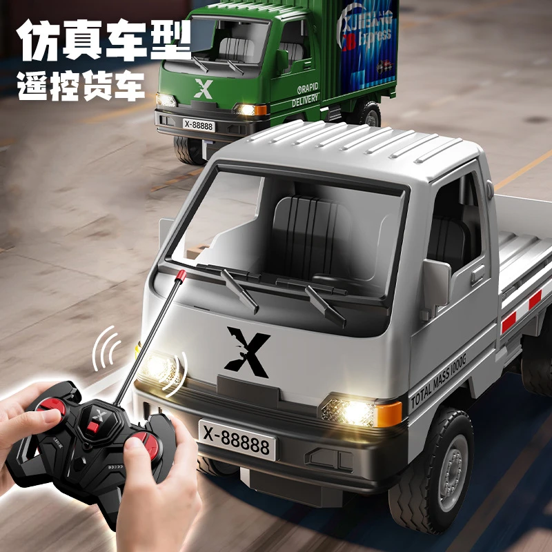 1:20 Remote Control Kei Truck RC Car - 2.4GHz All Terrain Remote Control Pickup with Light for Teens Adults Christmas Gift