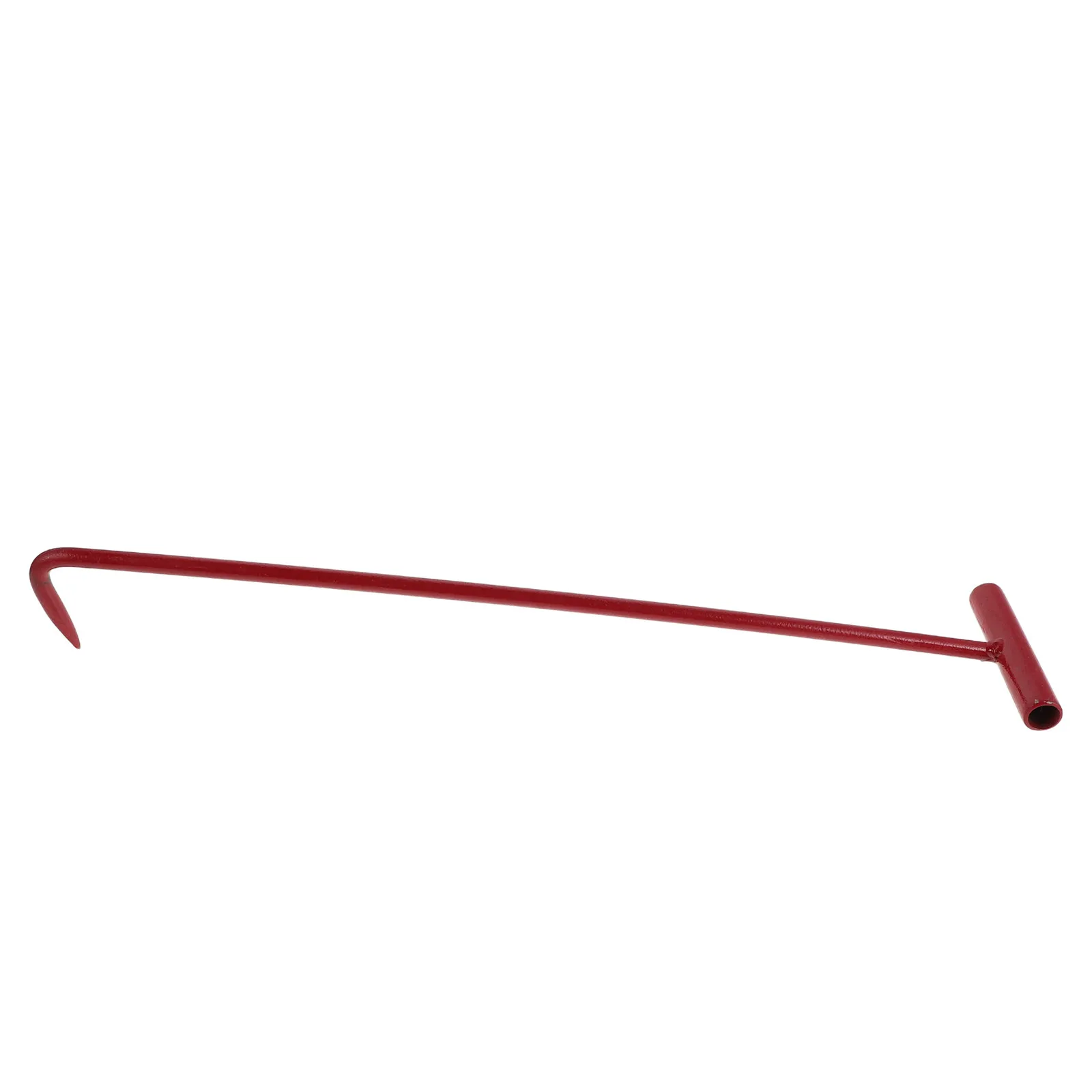 Utility Manhole Cover Hook Tool Heavy Duty Lifting and Moving Hook Long Reach Design for Emergency Construction and Maintenance