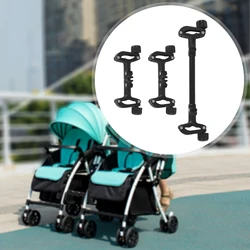 Kinderwagen Connector Verstelbare 3-delige Dubbele Stekker Connectoren Component Buiten Aluminium Pasgeboren