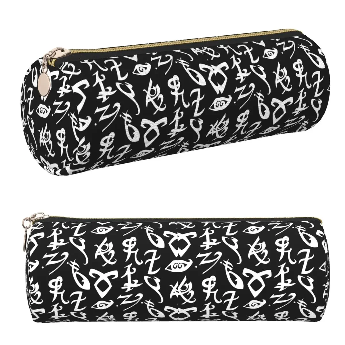 Shadowhunters, Shadowhunters Runes, Mortal Instruments Pencil Case Pencil Pouch Cylinder Pen Box Pencil Bag for Students School