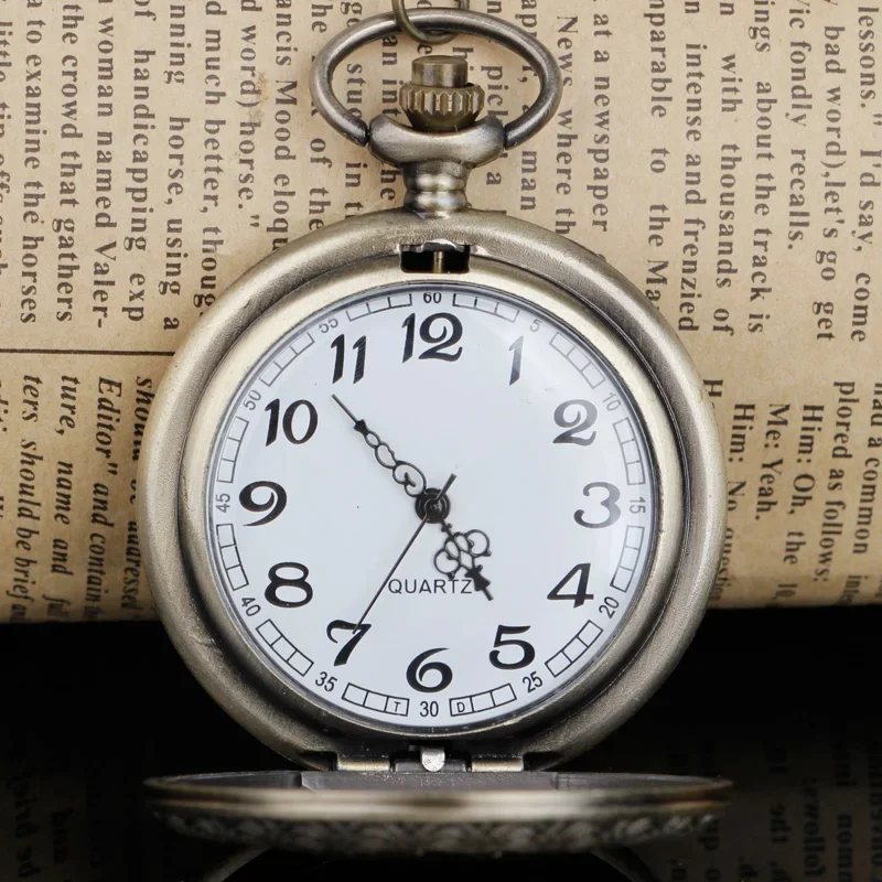 فايكنغ فالكنوت رمز هدية خمر Steampunk البرونزية ساعة الجيب قلادة قلادة للجنسين #2