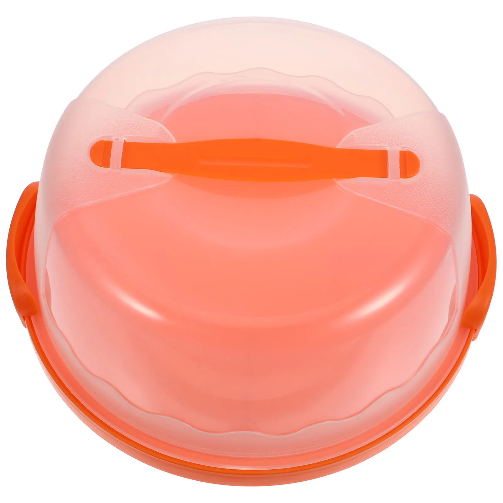 Round Cake Carrier Box – Food-Grade PP Reusable with Snap Lock Lid for Transport, Storage & Freshness