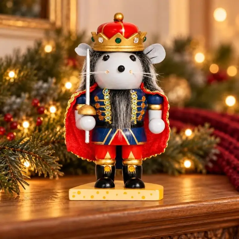 Mouse Nutcrackers,Festive Christmas Decors,Mouse Themed Nutcrackers Collectibles Y5GB