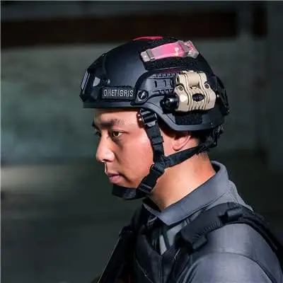 FAST Tactical Helmet, Adjustable Airsoft Paintball Helmet with ARC Rail System for Outdoor Training & Hunting