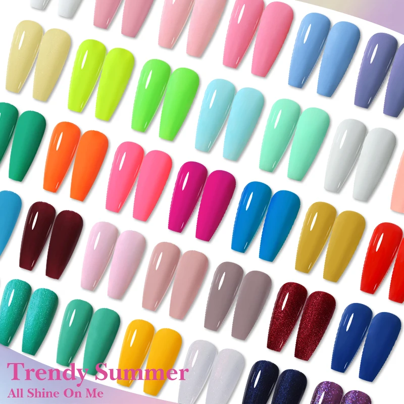 Arte Clavo 8ml Nail Gel Polish Nail Supplies Varnishes Red Bule Glitter Semi Permanent Nail Art Manicure Top Base Coat UV Gel