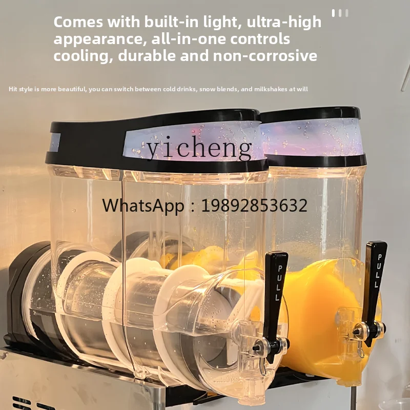 energy-saving slush machine commercial snow melt machine juice cold drink automatic smoothie beverage machine automatic