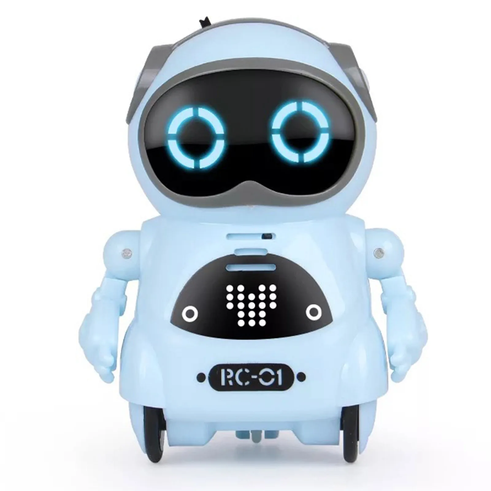 Talking Pocket Robot Toy Multifunctional Fun Educational RC Robot Toy for Children Toddler Preschool Activity