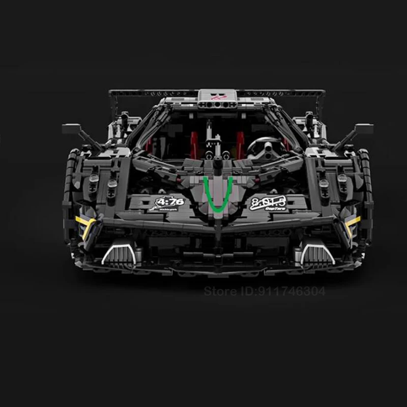 IN STOCK X220907 4500pcs MOC Technical Supercar Zonda R Building Blocks Bricks Model Assembling Toys for Children Christmas Gift