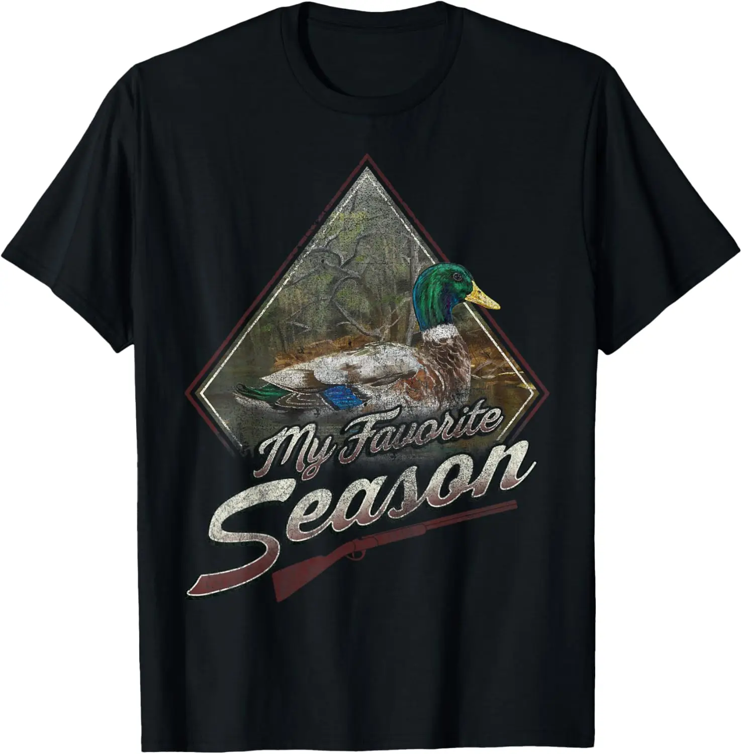 

Ducking Hunting My Favorite Season Vintage T-Shirt