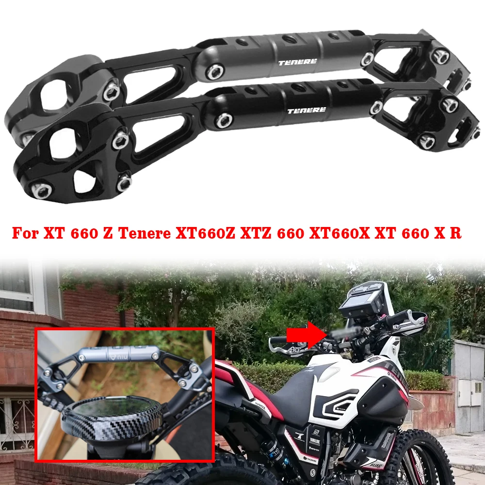 Motorcycle Balance Bar Handlebar CNC Crossbar Phone Holder Fit For XT 660 Z Tenere XT660Z XTZ 660 XT660X XT 660 X R Accessories