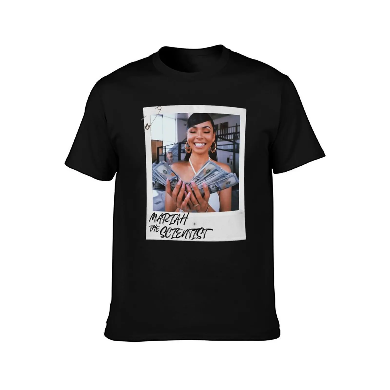 Mariah the scientist T-Shirt, Summer Casual Cotton Tee, Oversized Streetwear Tops, Vintage Graphic Print, Loose Fit Short Sleeve