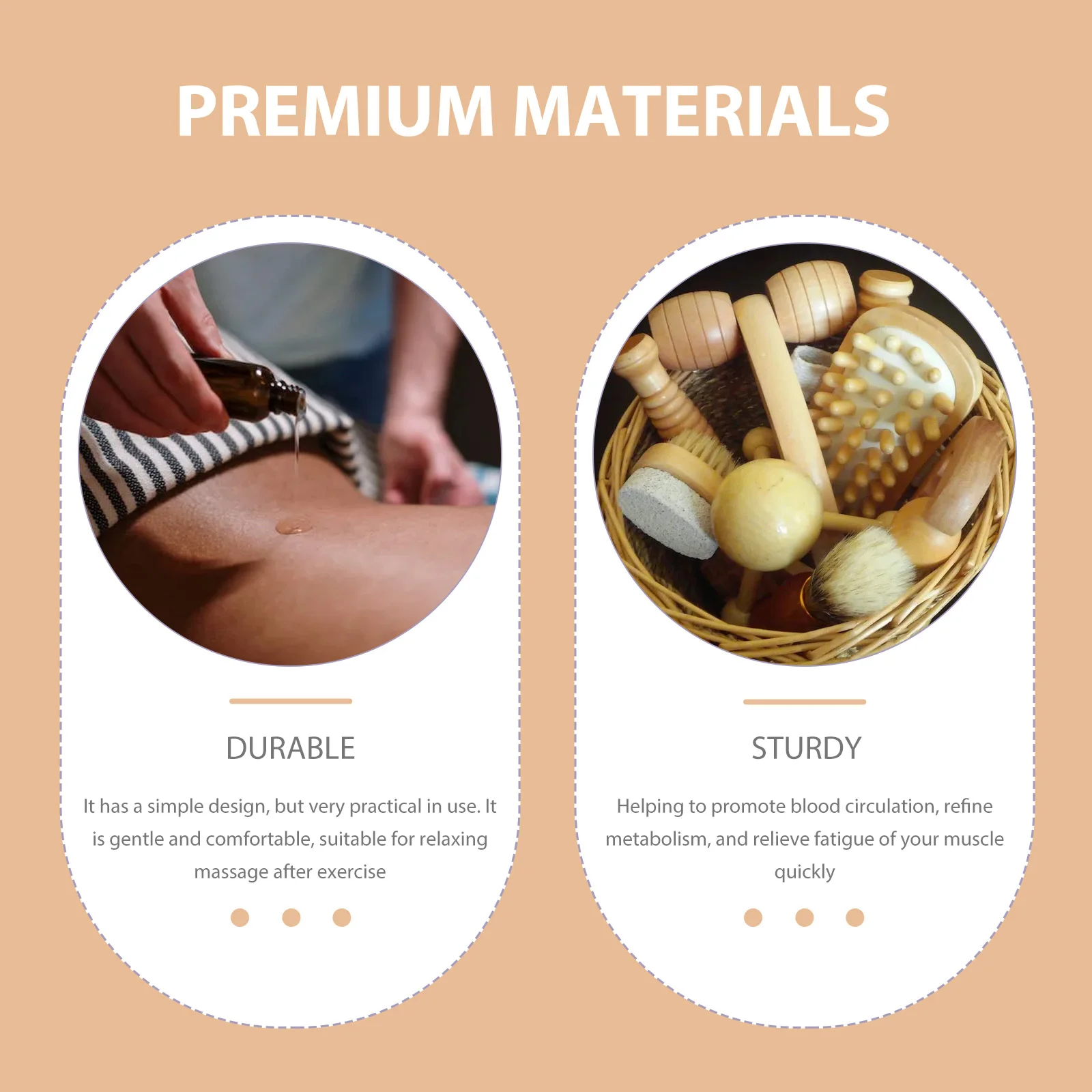 

2Pcs Massage Roller Muscle Massager Portable Body Massager Tool for Back Leg Shoulder Relaxation Fitness Recovery