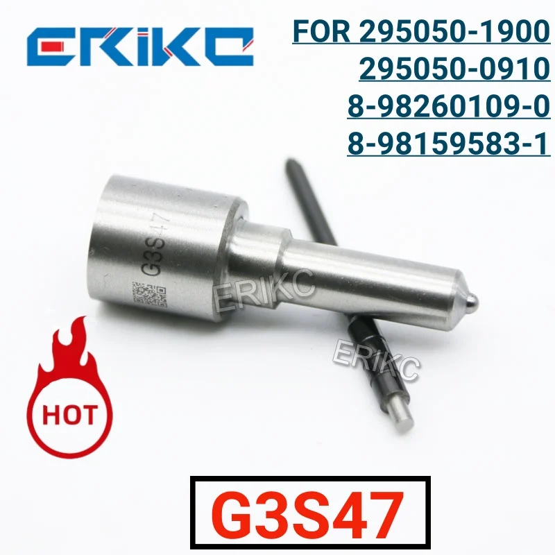 

G3S47 Diesel Engine Nozzle 293400-0470 Fuel Injector Sprayer Jet Nozzle for 295050-1900 295050-0910 8-98260109-0 8-98159583-1