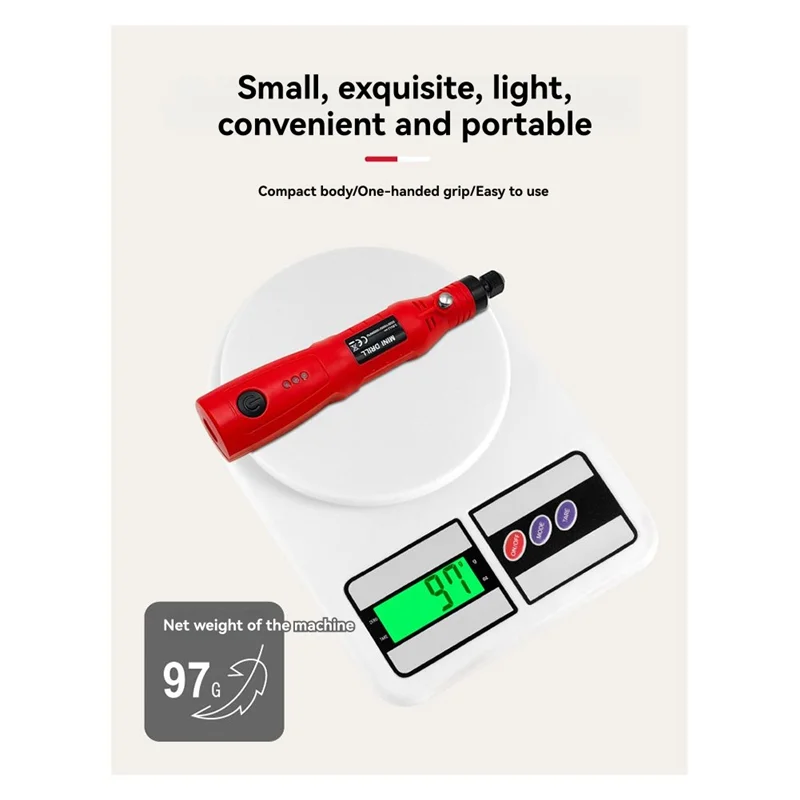 Fresh Multifunctional Portable 3.6V Speed-Adjustable Lithium Battery Electric Grinder Designed For Home Use DIY Projects