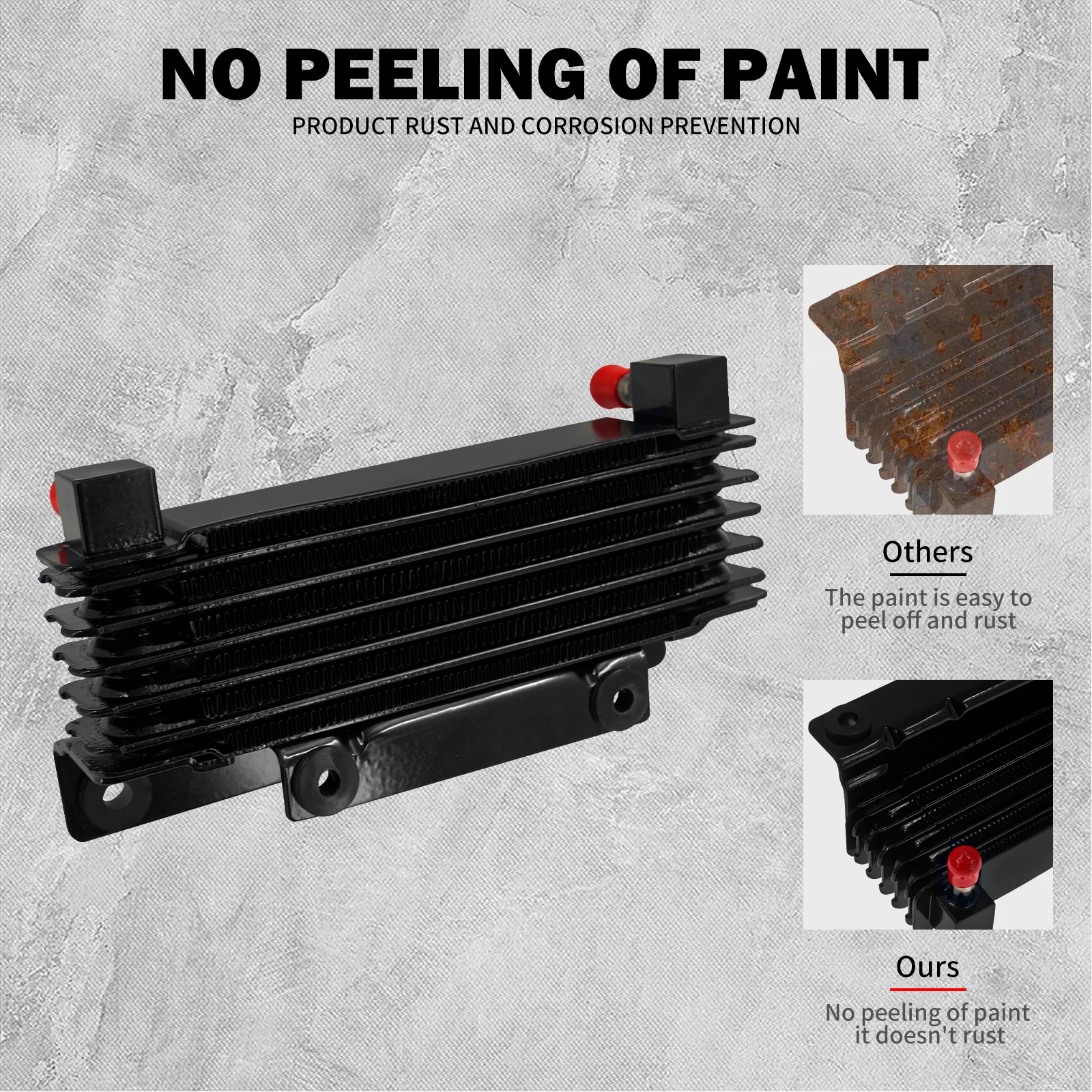 Motorcycle Oil Cooler Radiator Water Tank For Harley Touring Street Glide Road King Road Glide FLHR FLHTC 09-11 12 13 14 15 16
