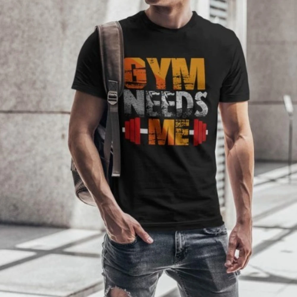 

Рубашка для спортзала нужен меня, рубашка для спортзала, забавные топы для тренировок, мотивационные футболки, спортивная толстовка, мужская одежда, одежда с графикой