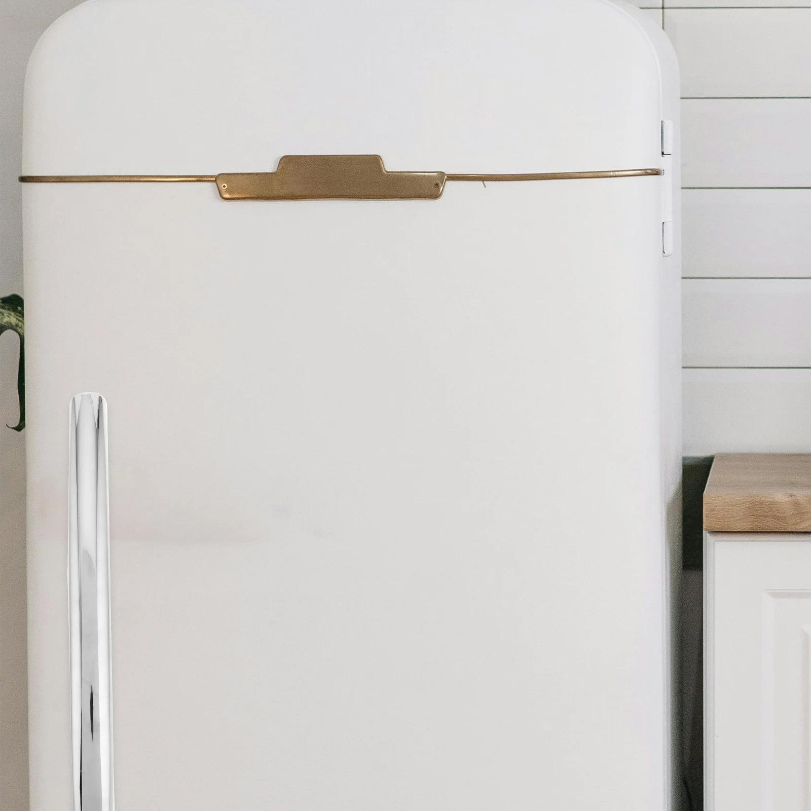 

Refrigerator End Handle for Commercial Cooler Freezer Cabinet Door Replacement Grip Silver Anti Freeze Handle