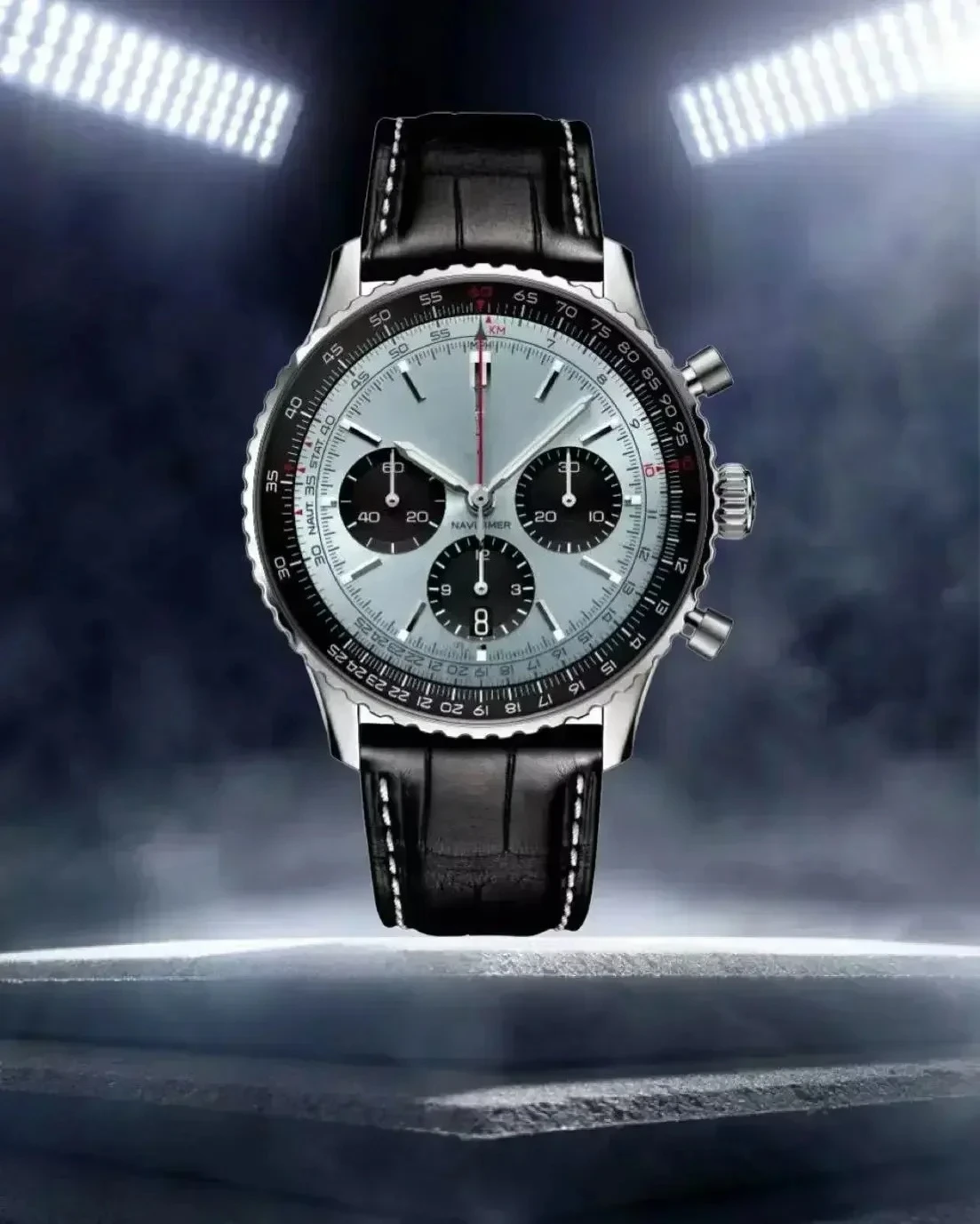 Designer Watch 6 Subdials Full Function Chronograph Quartz Movement Leather Strap Luxury Business Dress Watch High Quality