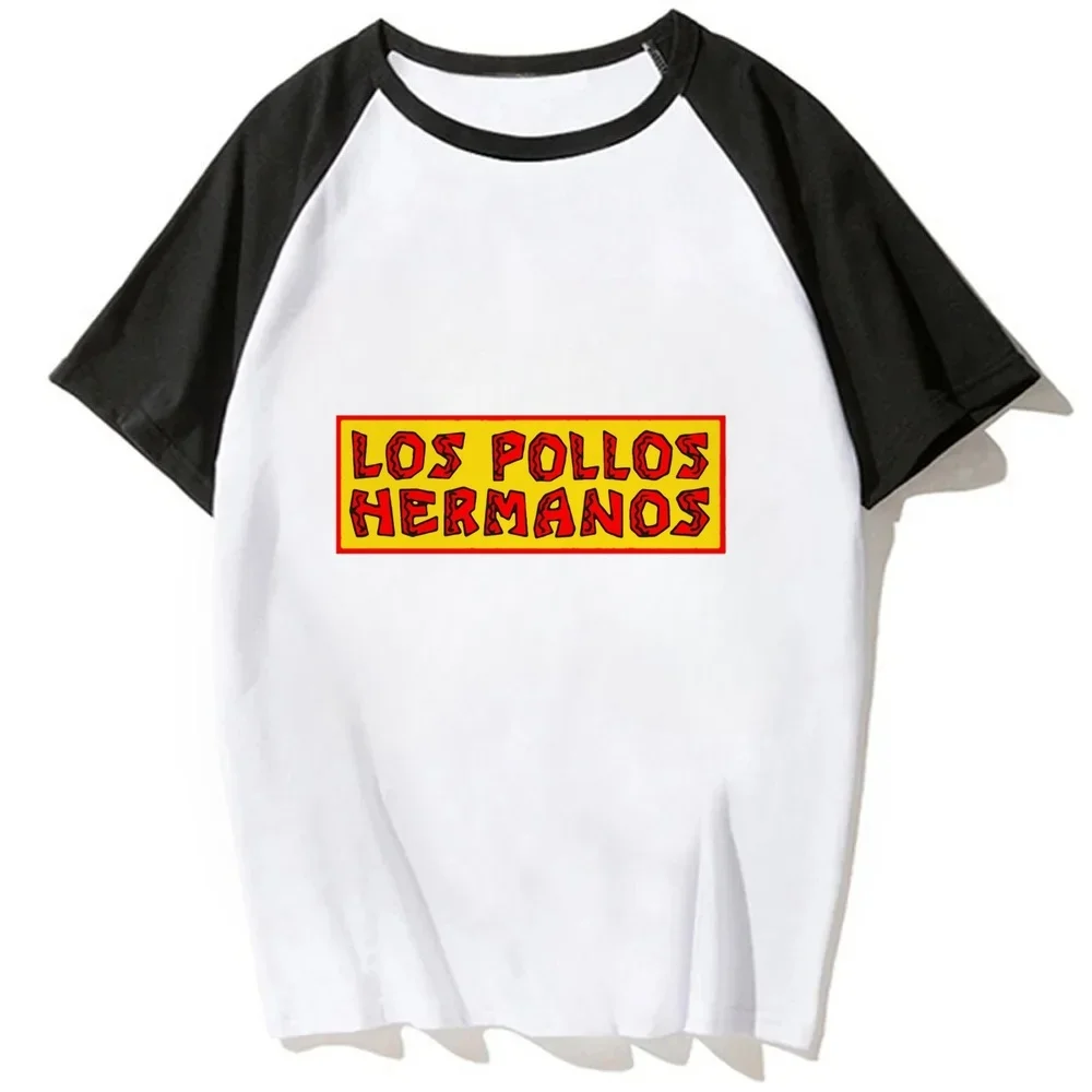 Breaking Bad Los Pollos Hermanos t shirt femme Retro graphic clearance sales grunge harajuku tshirt anime korean fashion manga