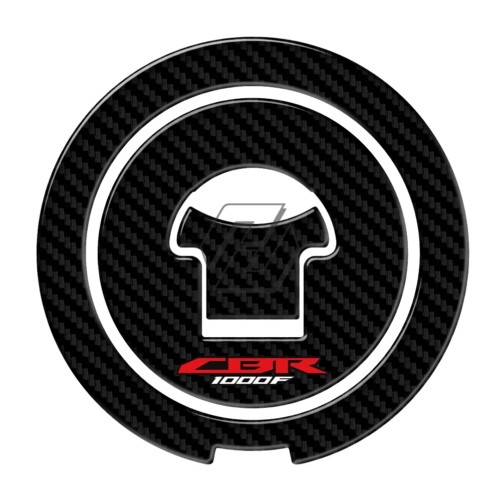 3D Carbon-look Motorcycle Fuel Gas Cap Protector Decals Case for Honda CBR1000F CBR 1000F 1987-1996