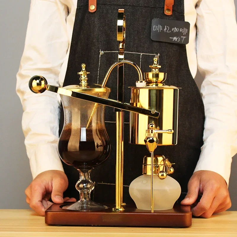 Offres spéciales ménage en acier inoxydable Siphon cafetière filtre Pot cafetière ensemble