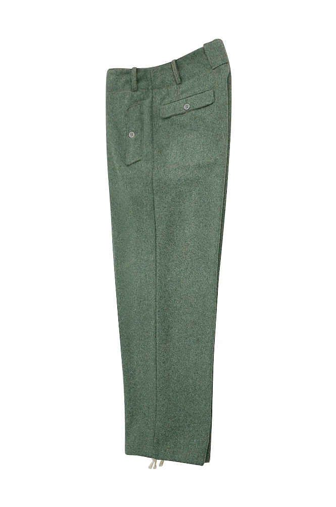 

GUWN-014 WWII German Elite M44 field grey wool trousers