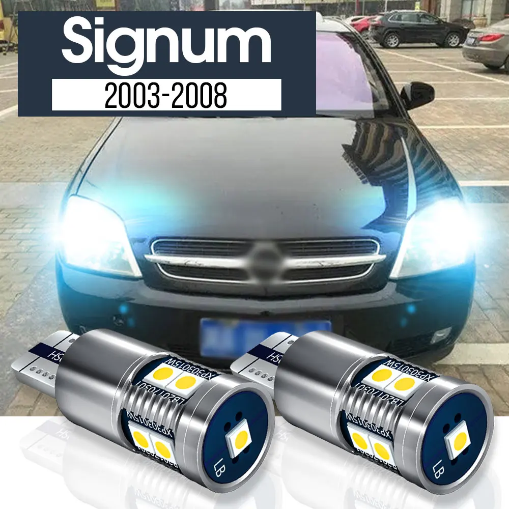 

2pcs LED Parking Light Clearance Lamp Accessories Canbus For Opel Signum 2003 2004 2005 2006 2007 2008