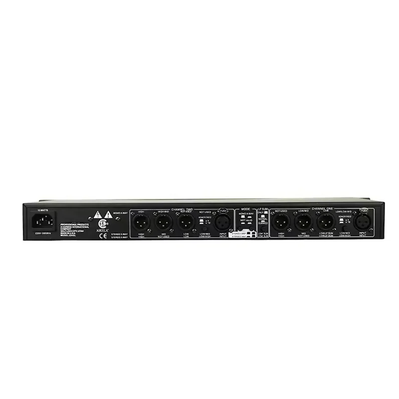 234XLElectronic Crossover Professional Sound Peripheral Equipments Stereo 2/3 Way, Mono 4-Way Crossover audo Equalizer