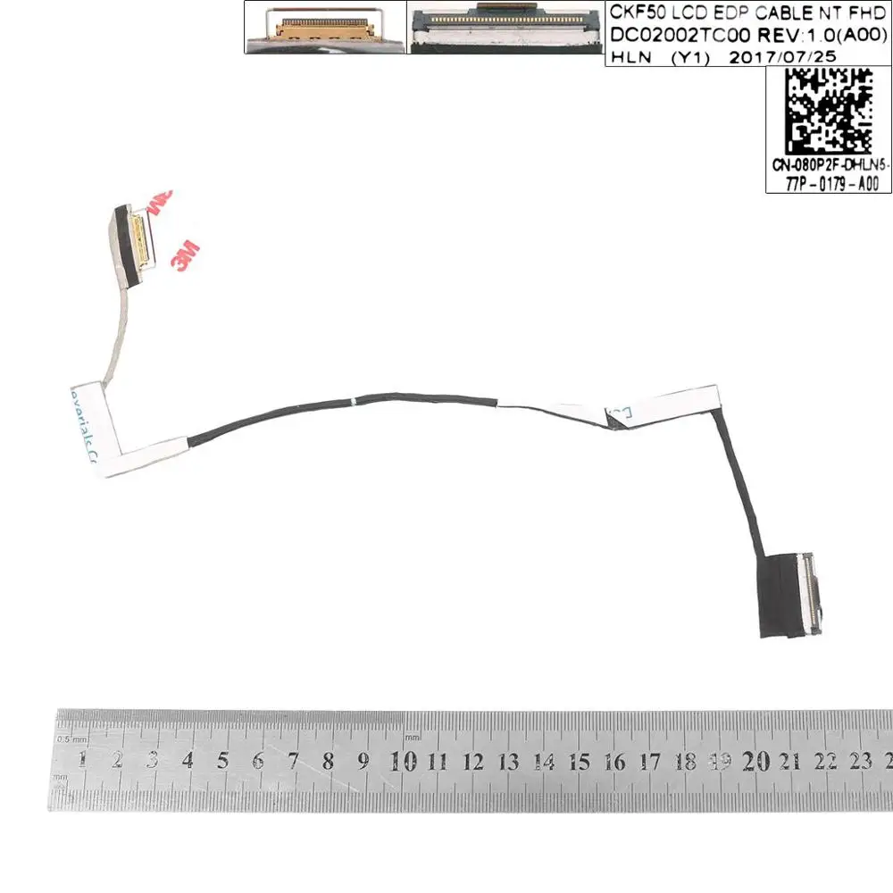 

New LCD LED Video Flex Cable For DELL 7000 7577 7587 7570 7588，ORG PN:080P2F DC02002TC00