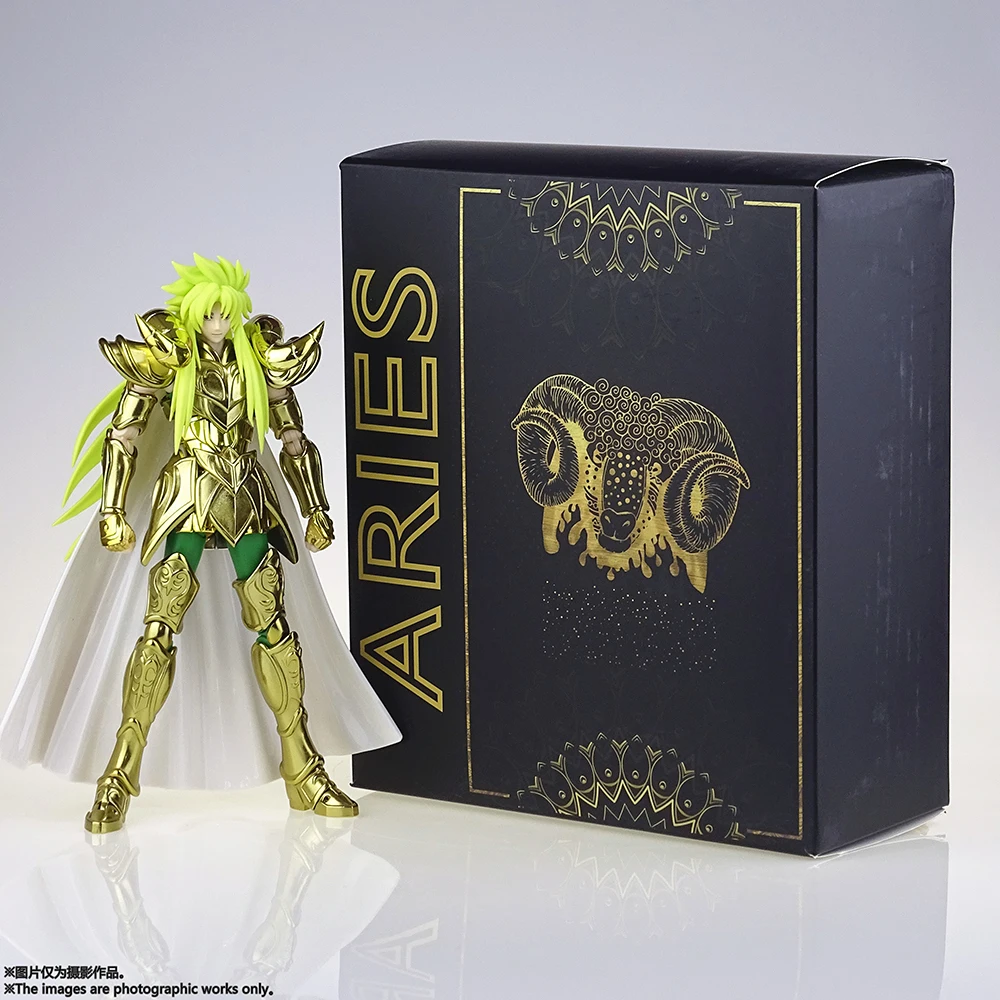 Saint Seiya Myth Cloth EX LC Aries Shion THE LOST CANVAS Gold Saint Knights of the Zodiac Action Figure NEW SHINETIME Model