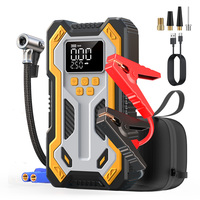 1500A 12V 20000mAh Portable Car Emergency Start Power Supply Integrated Intelligent Inflation Pump LED Emergency Tire Inflator