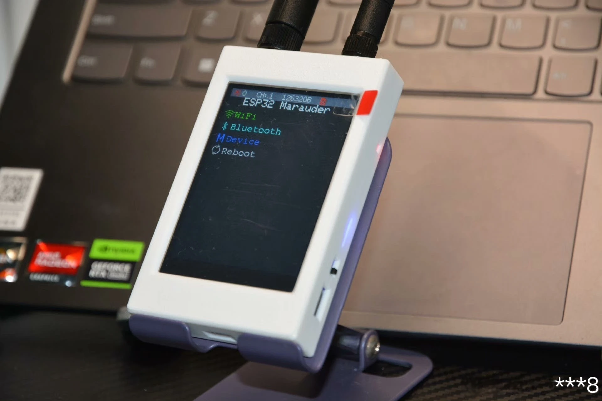 

Плата разработки Esp32 Marauder Устройство Mar-X-Auder Wi-Fi Bluetooth Наступательное и защитное увеличение Безопасный и надежный Индивидуальный