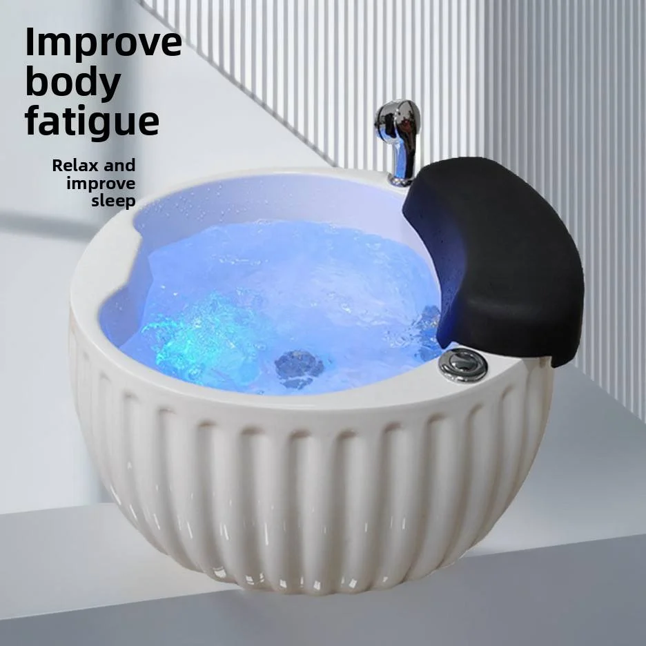 Modern High Quality Foot Spa Portable Foot Bath Pedicure Basin with LED Light for Spa Salon Foot Massage Spa Furniture