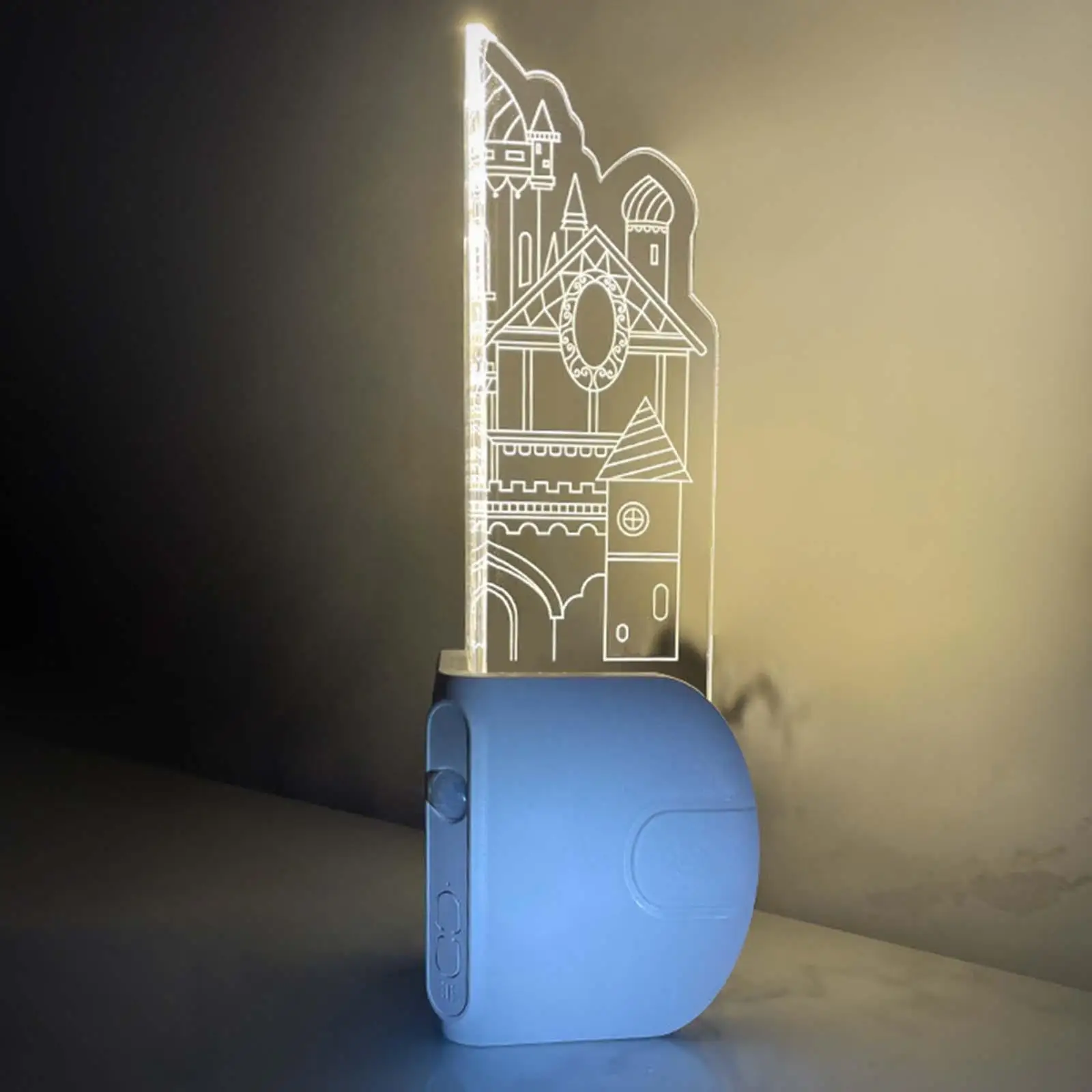 LED Castle Night Light Desk Lamp Nursery Lamp for NightStand Hallway Bar